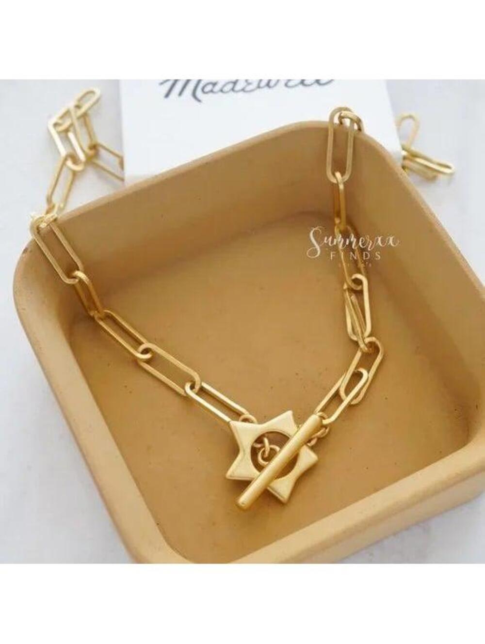 Madewell Star Toggle Chain Necklace - Picture 2 of 5